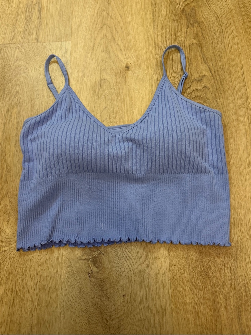 No Boundaries Blue Long Line Sport Bra